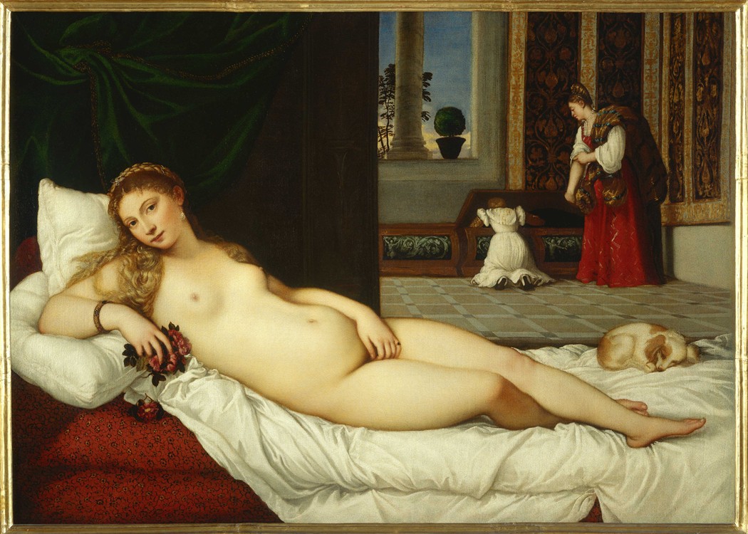 Figure 12-2: Venus of Urbino is Titian’s most sensual masterpiece.